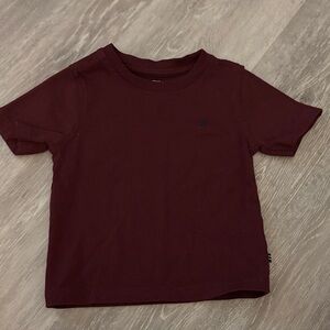 Nautica Boys' Burgundy Short Sleeve Tee
